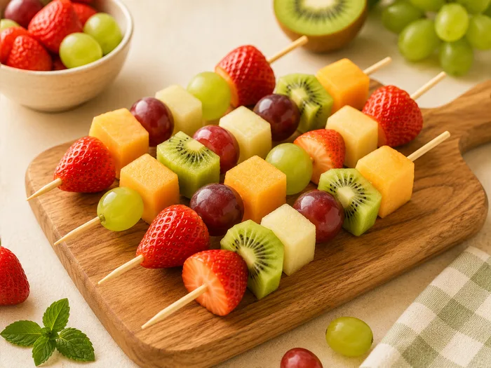 Espetinho de frutas